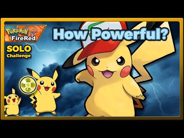 A Possibly Preposterous Pikachu Playthrough - Pokémon FireRed Solo Challenge