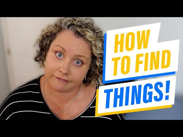 How to Search for Lost Things