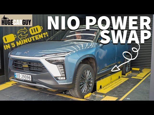 NIO POWER SWAP getest | Volle accu in 5 minuten?! | HUGE Car Guy Test