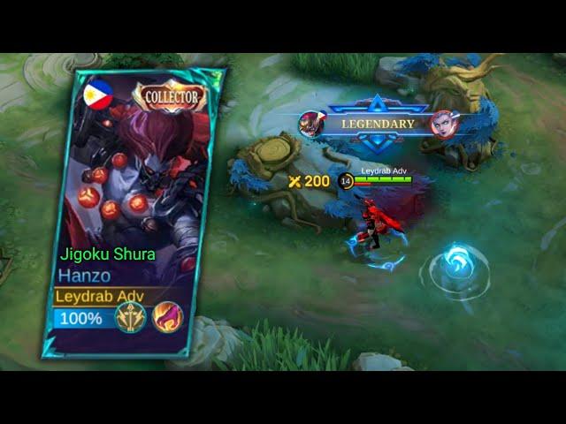 Hanzo New Upcoming Collector Skin | Jigoku Shura Gameplay | Mobile Legends: Bang Bang