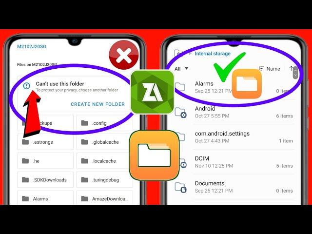 How to fix can't use this folder to protect your privacy zarchiver | Real solutions