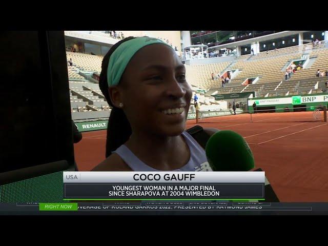 Coco Gauff: 2022 Roland Garros Semifinal Win