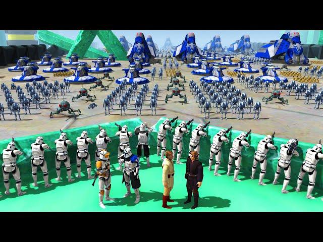 Largest Clone Wars Defense of Christophsis EVER! - Gates of Hell: Star Wars Mod