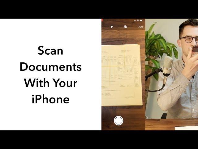 Scan Documents With Your iPhone (No Download Required)