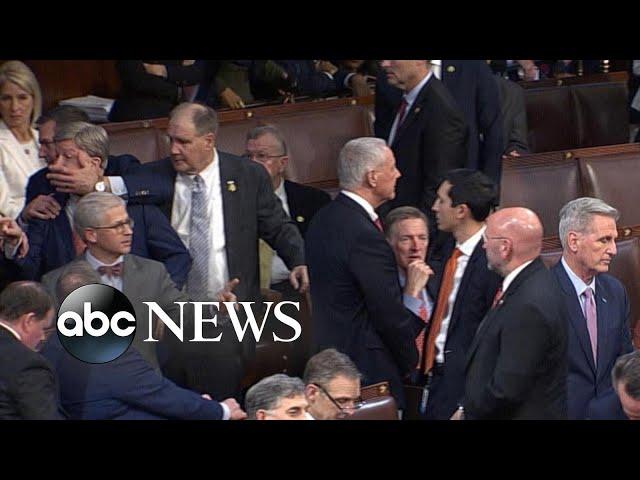 Heated moment on the House floor