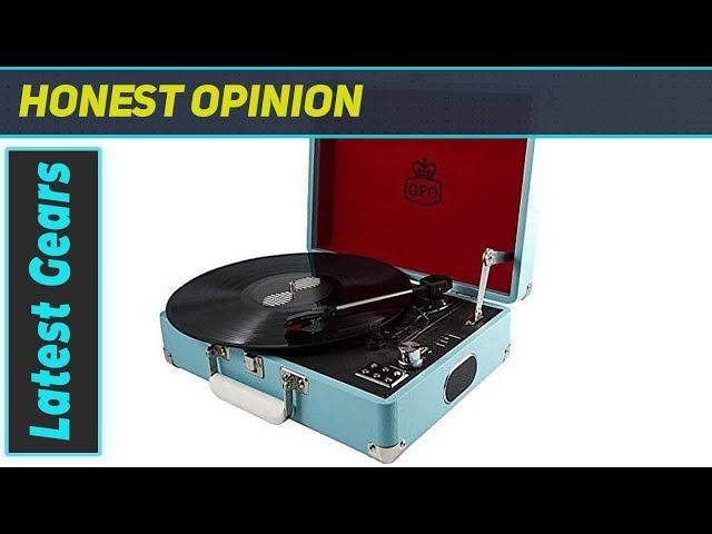 Exploring the GPO Attache Protelx Blue Briefcase Vinyl Record Player - A Comprehensive Review