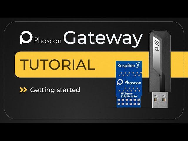 Phoscon Zigbee Smarthome gateway - Getting Started with ConBee / RaspBee