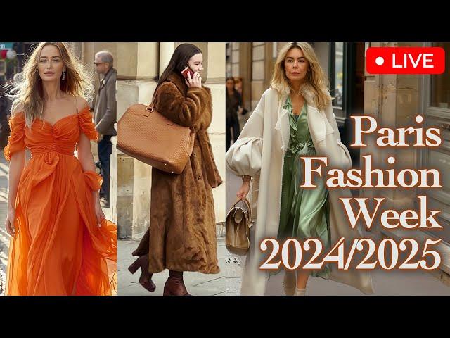  PARIS FASHION WEEK 2024/2025: What are people wearing in Paris. Parisian outfits. Streetstyle