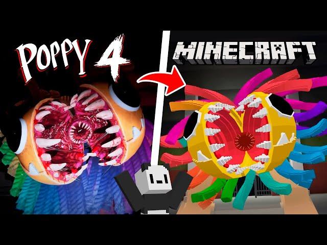 Recriei POPPY PLAYTIME 4 Trailer no MINECRAFT