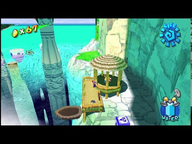 Super Mario Sunshine - Noki Bay: 100-Coin Shine