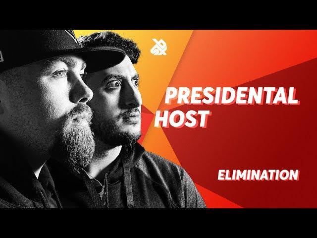 PRESIDENTAL HOST (Scott Jackson & BBK)  |  Grand Beatbox TAG TEAM Battle 2018  |  Elimination