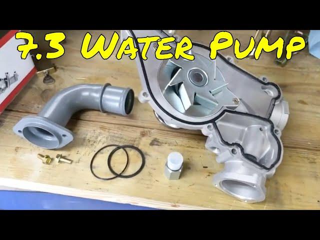 How to replace the 7.3 Ford Diesel Powerstroke water pump, quickly and simply!