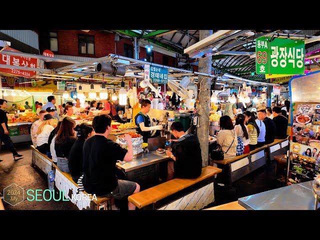 Walking from Myeongdong to Gwangjang Market •[4k] Seoul, Korea