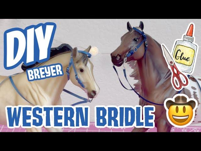 HOW TO MAKE A WESTERN BRIDLE FOR YOUR MODEL HORSES!!!