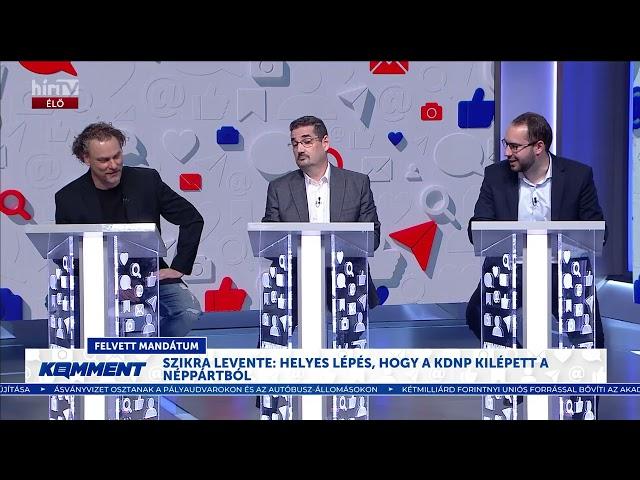 Komment - Magyar Péter belépett, a KDNP pedig kilépett az Európai Néppártból - HÍR TV