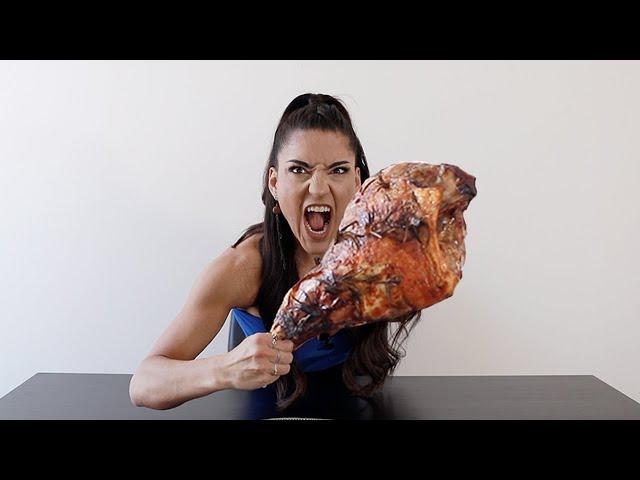 ULTIMATE MEAT FEAST| Whole leg of lamb | #foodchallenge