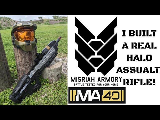 The Misriah Armory MA40 Training Rifle Review! .22LR Halo AR IRL!