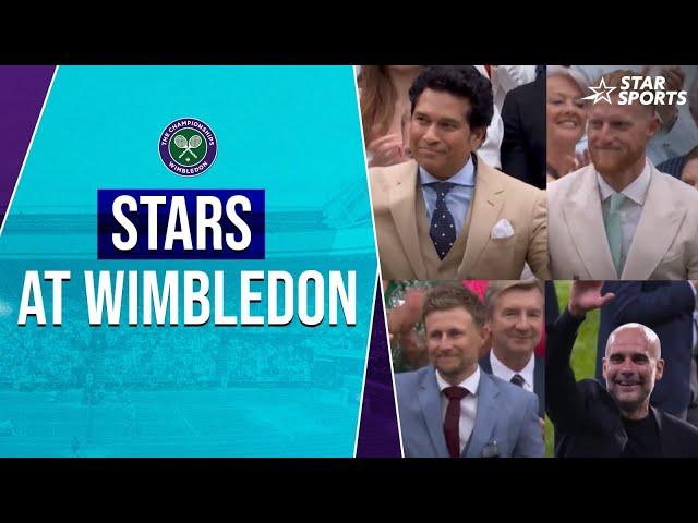 #SachinTendulkar, #BenStokes, #JosButtler & more visit Wimbledon 2024 | #WimbledonOnStar