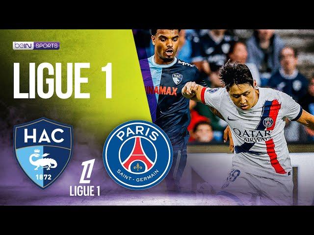 Le Havre vs PSG | LIGUE 1 HIGHLIGHTS | 08/16/24 | beIN SPORTS USA