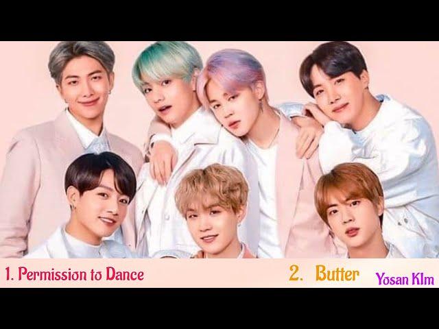 BTS Best Song 2021 Permission to Dance & Butter (Lyrics)