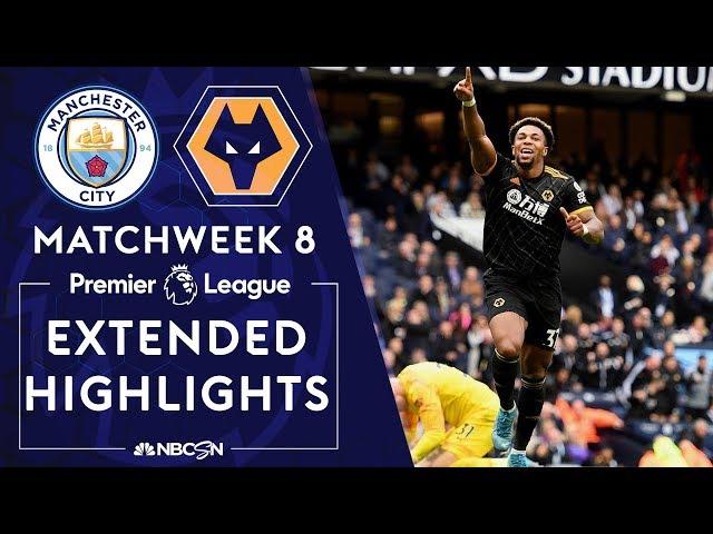 Manchester City v. Wolves | PREMIER LEAGUE HIGHLIGHTS | 10/6/19 | NBC Sports