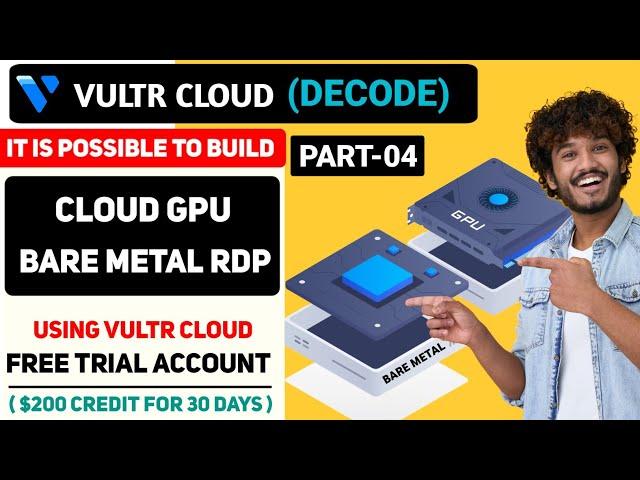 Can I Create Cloud GPU And Bare Metal VPS Using Free Trial Account? | GPU Based RDP Server | SRG