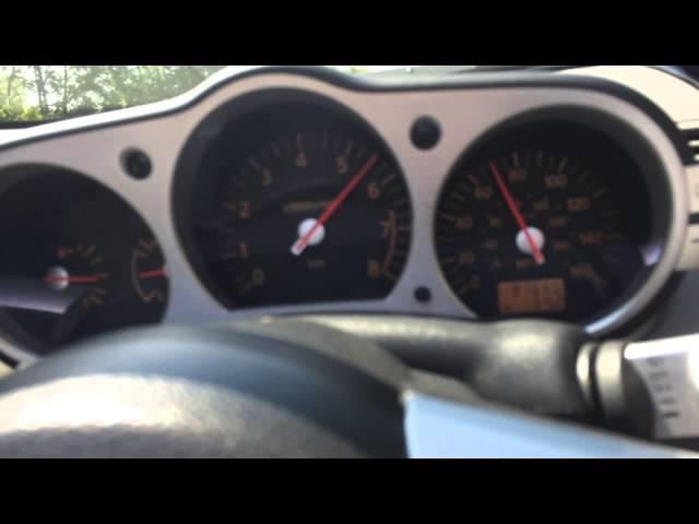 Nissan 350Z Roadster acceleration 100-200 Kmh