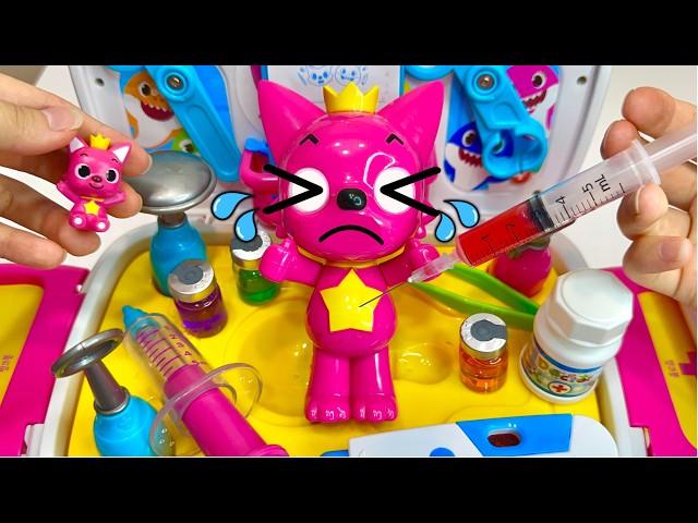 [Toy ASMR] 8 Minutes Satisfying with Unboxing Pinkfong Doctor toys & Ambulance ASMR | Review Toys