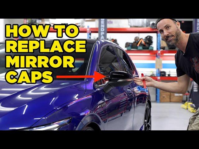 How To Replace Mirror Caps (VW Golf GTI / R)