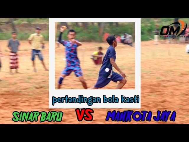 pertandingan bola kasti sinar baru vs mahkota jaya