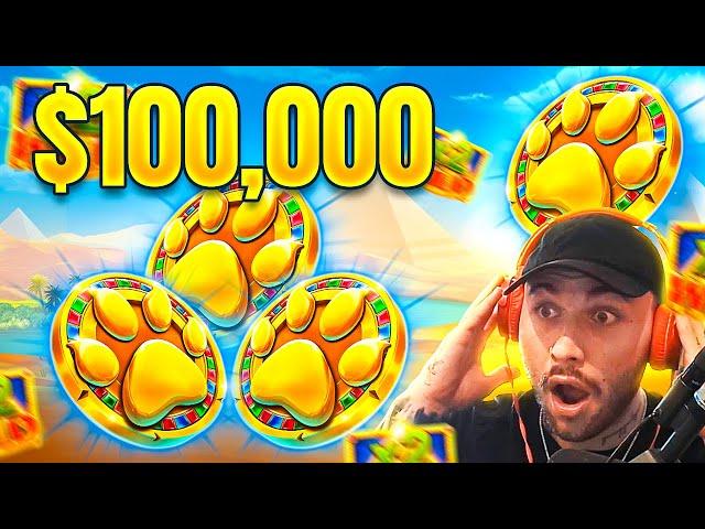 THE HIGHROLLER $100,000 CLEOCATRA SESSION (50+ BONUS BUYS)!