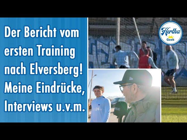 Erste Training  nach Elversberg-Pleite  Eindrücke & Interviews 