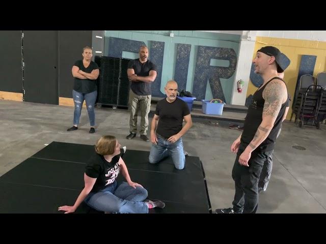 KNIFE DEFENSE GROUND SURVIVAL TRAINING WITH NICK DROSSOS #knifedefense #kravmaga #selfdefense