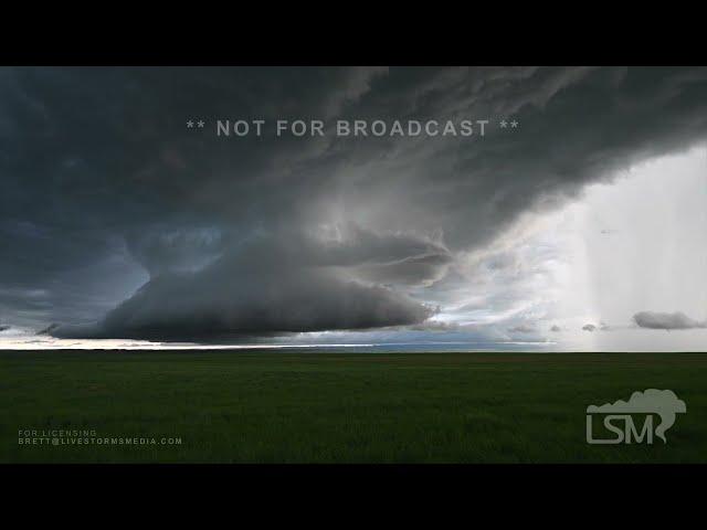 06-12-2022 Belle Fourche, SD - Beautiful Footage of Mothership Supercells