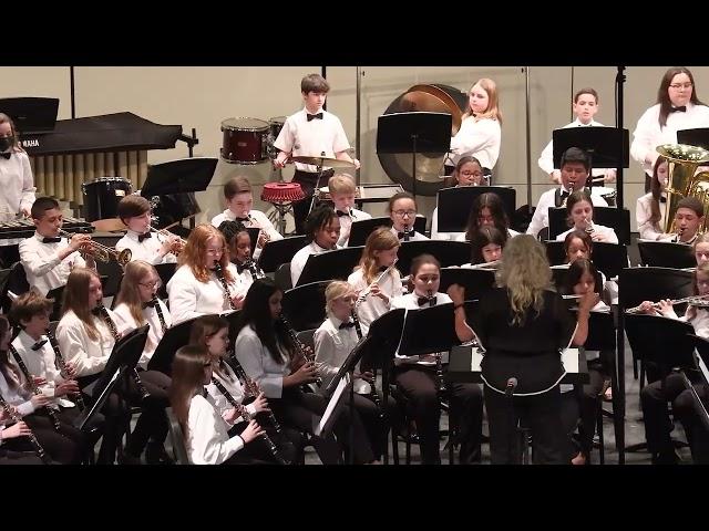 Mac Williams MS Concert Band - 'Coldwater Creek' - Robert Sheldon