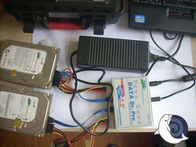 DFL-DDP USB3.0 Data Recovery Equipment Images Faulty Hard Drives