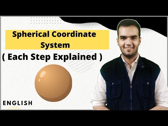 Spherical Coordinate System With Derivation | Unit vectors Derivation  in English Physics Bsc Majors