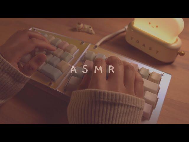 [Cozy ASMR] My Acrylic Keyboard Collection (no mid-roll ads) 