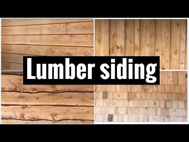 Lumber siding options for your next project