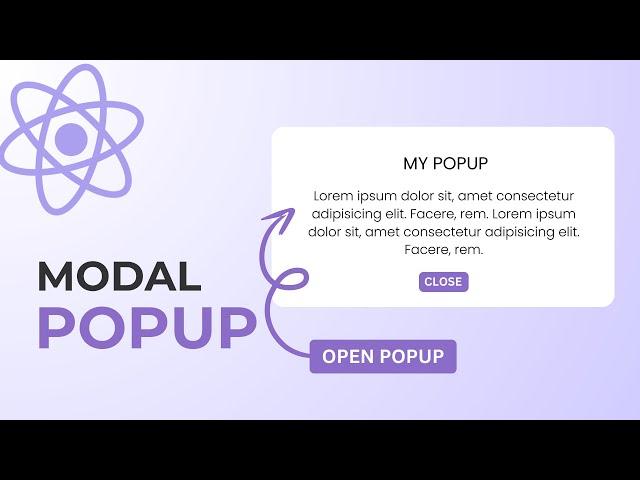 How to Create Modal in React JS | Close Button