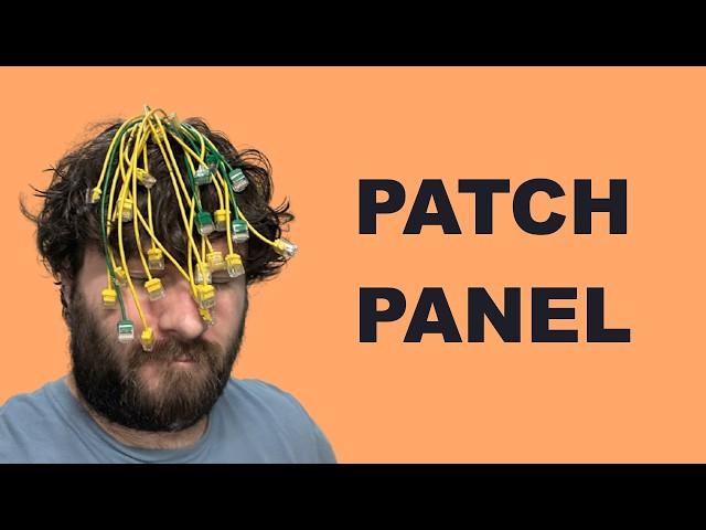 Organizing my PATCH PANEL and talking about my homelab network