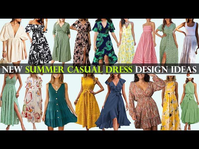 10 types of casual classic & chic summer dresses designs with wearable tips