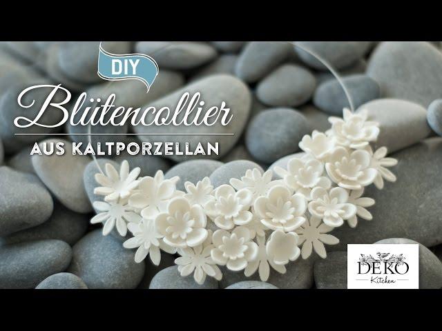 How to: edle Statementkette aus Kaltporzellan selber machen DIY | Deko Kitchen