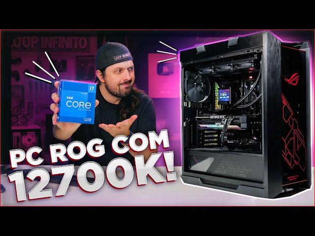 INTEL i7 12700K: MONTANDO UM PC 100% ASUS ROG! (+ TESTES!)