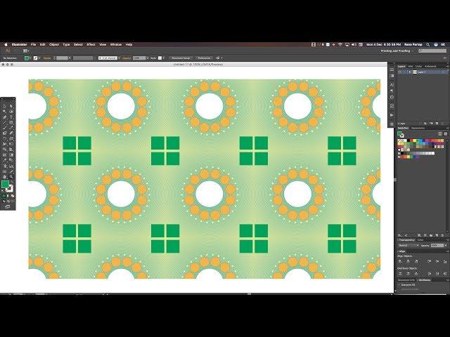 How to create seamless patterns in Adobe Illustrator Tutorial