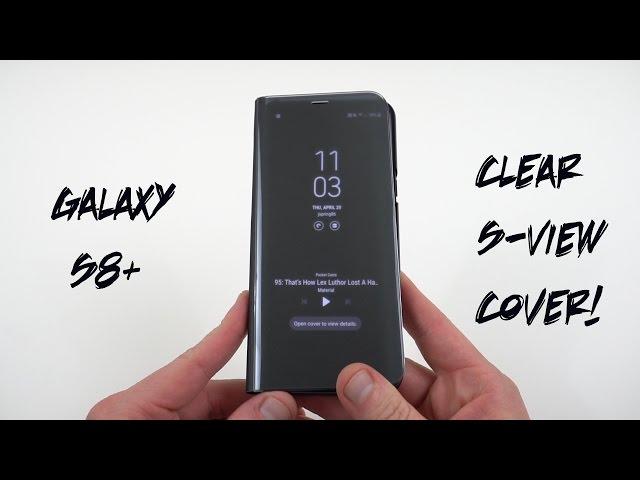 Samsung Official Clear S-View Flip Cover for Galaxy S8+