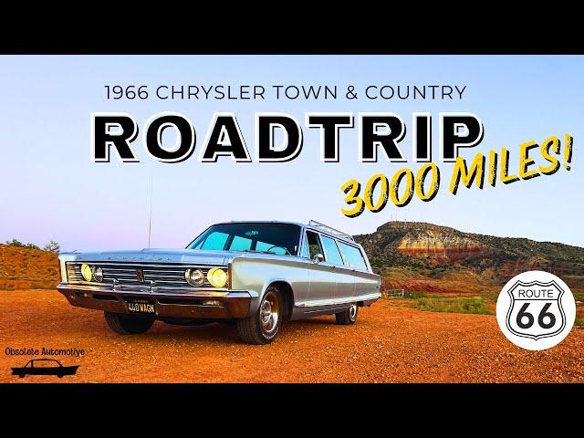 1966 Chrysler Town & Country Road Trip! Route 66! 2800 Miles in a Classic Car. Obsolete Automotive