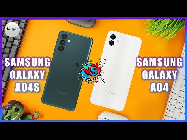 Samsung Galaxy A04s VS Samsung Galaxy A04 | Full Specifications Comparison