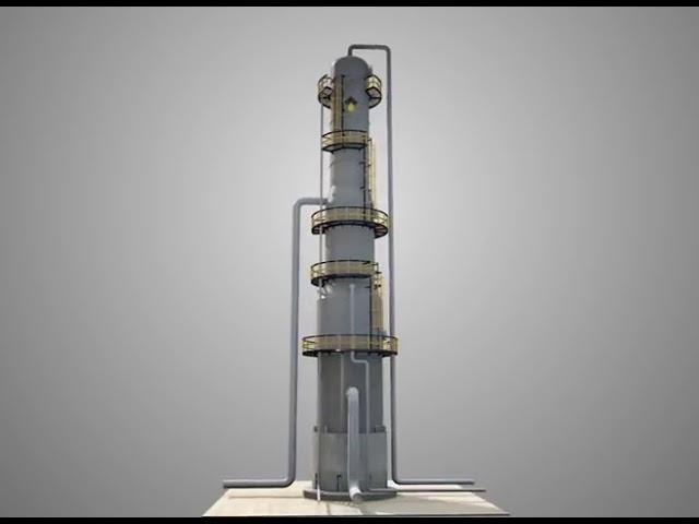 Distillation column working guide details of packing and tray columns