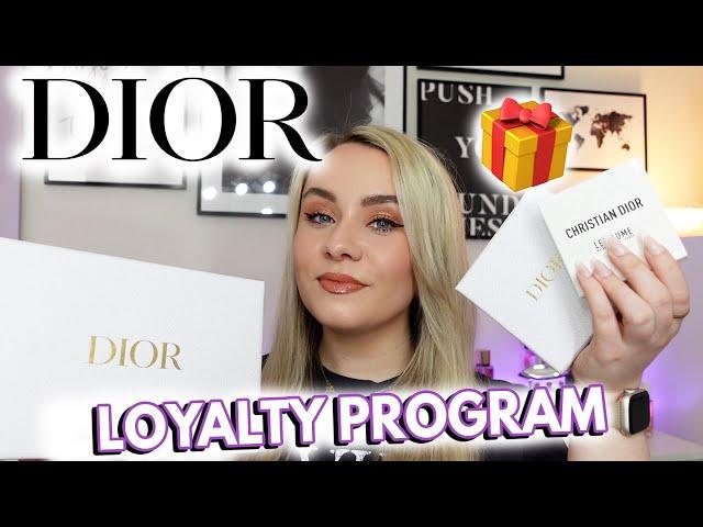 DIOR BEAUTY LOYALTY PROGRAM | GOLD WELCOME GIFT, BIRTHDAY GIFT & FREEBIES! UNBOXING |  MISS BOUX